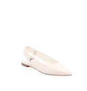 ALBANO - Ballerines plates en cuir - Ivoire