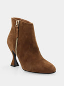 Bottines en cuir suède - Marron