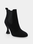 Bottines en cuir suède - Noir