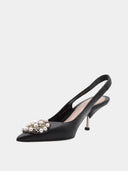 Pearl Patch Sling - Black/Silver