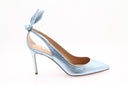 AQUAZZURA - Bow Tie 85 Pump - Bleu