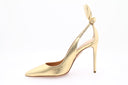 AQUAZZURA - Bow Tie 105 Pump - Doré