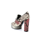 Chaussures Plateformes - Imprimé de serpent