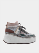 CHLOE - Nama Plateau Sneaker - Rose Poudré