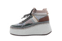 CHLOE - Nama Plateau Sneaker - Rose Poudré