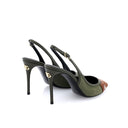 Escarpins à bride arrière - Kaki