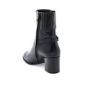 ELISA LANCI - Bottines en cuir à talon - Noir