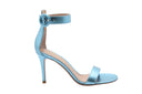 GIANVITO ROSSI - Portofino 85 - Bleu Argenté 