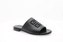 GIVENCHY - Sandales plates en cuir - Noir