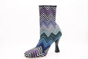 MISSONI - Gea Boot Chevron Wave - Bleu et Violet