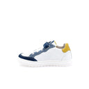 NATURINO - Baskets basses garçon à scratch et le soufflet élastique - Blanc/Bleu