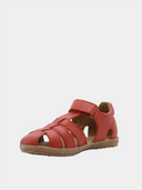 Sandales en cuir - Rouge