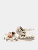Milan Sandale - Taupe/Orange