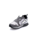 W6YZ - Baskets en cuir à lacets - Gris pailleté